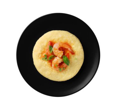 lezzetli karides ve irmik 