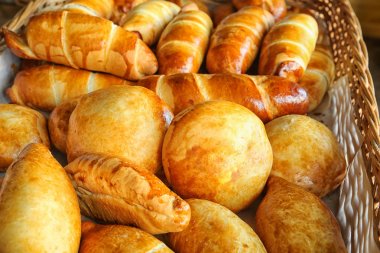 Taze lezzetli ekmek yapım ürünleri