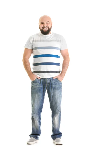 Overweight young man — Stock Photo, Image