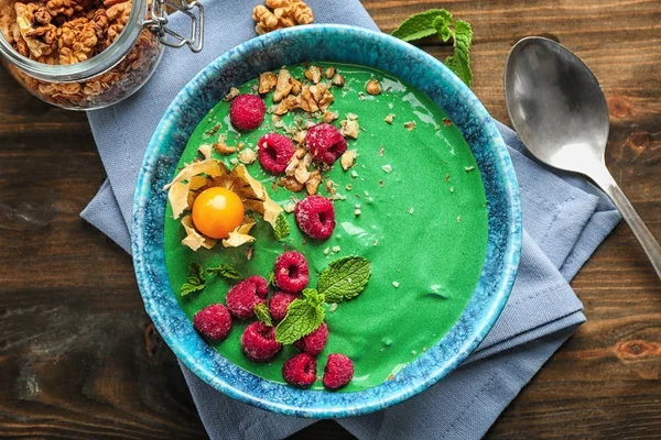 Mňam spirulina smoothie — Stock fotografie