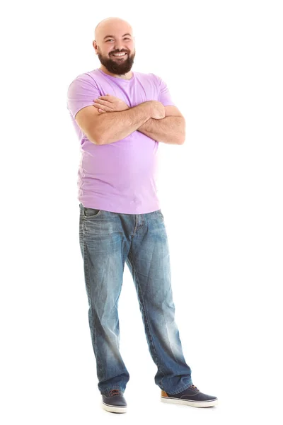 Overweight young man — Stock Photo, Image