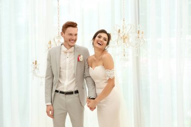 düğün gününde güzel Çift