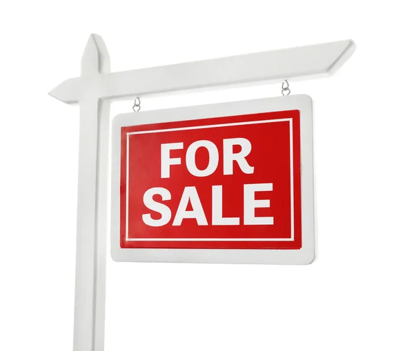 Sale Sign White Background — Stock Photo, Image