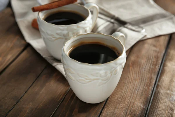 Met heerlijke koffie cups — Stockfoto