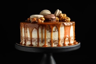 lezzetli karamelli kek