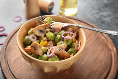 Salata masada yemek nefis brussel ile lahanası