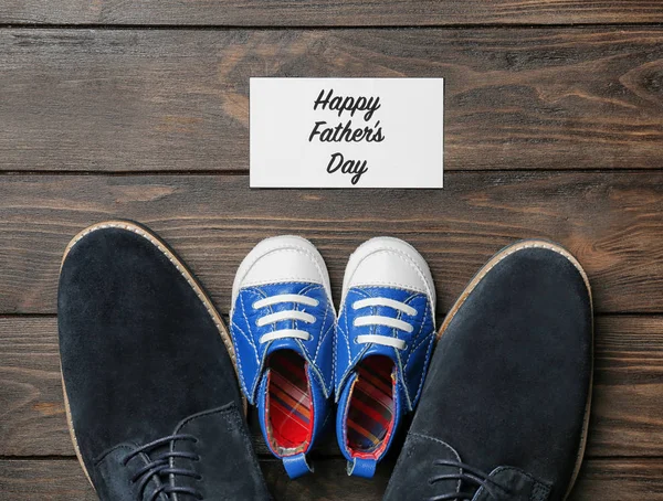Composition for Father's day on wooden background — Stock Photo, Image