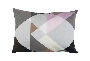 Beyaz arkaplanda yumuşak yastık