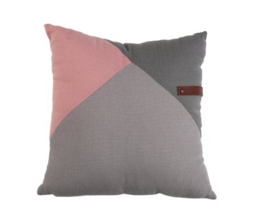 Beyaz arkaplanda yumuşak yastık