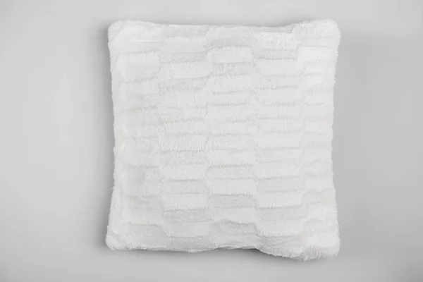Soft pillow on light background — Stock Photo, Image