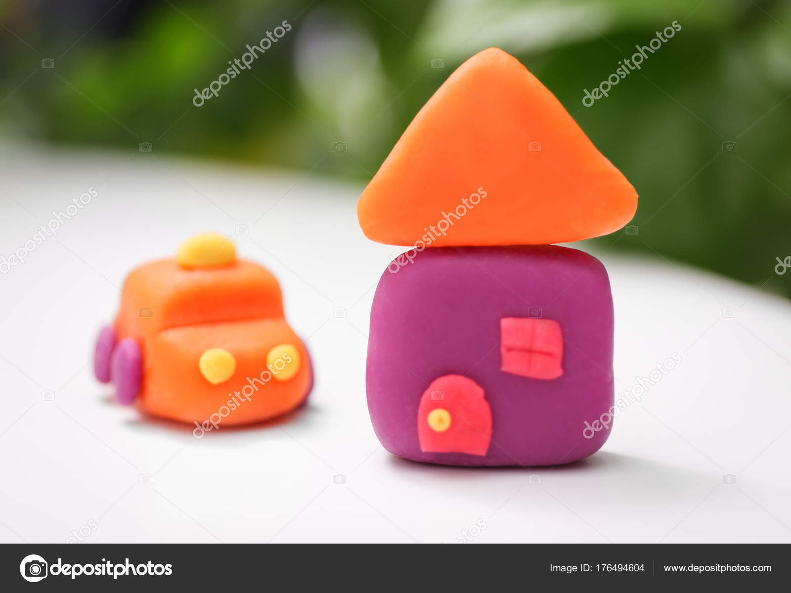 play doh house