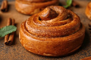 Tatlı tarçın rulo, portre