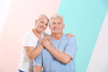 Olgun çift renk arka plan