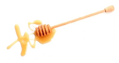 Tatlım, üzerinde beyaz izole ile Kepçe