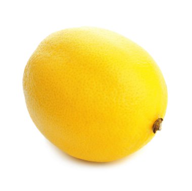 Beyaz arka planda taze limon