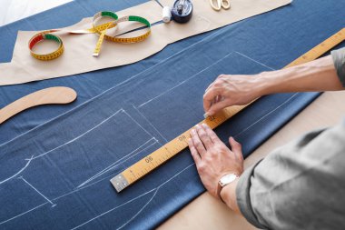 Genç Tekstil, closeup ile çalışma terzi