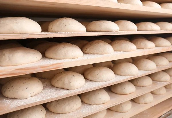 Raw loaves of bread — Stock Photo, Image