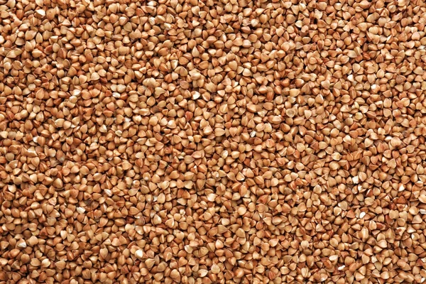 Raw buckwheat, close up — Stock Photo, Image