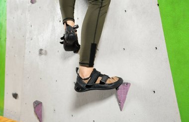 kadın spor tırmanma egzersiz