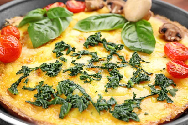 Ispanaklı lezzetli frittata