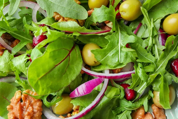 Вкусный овощной салат, крупным планом — стоковое фото