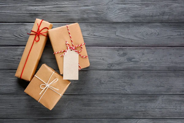 Parcel gift boxes — Stock Photo, Image