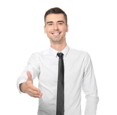 Formal giyim genç adam