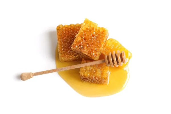 Samenstelling met zoete honing — Stockfoto