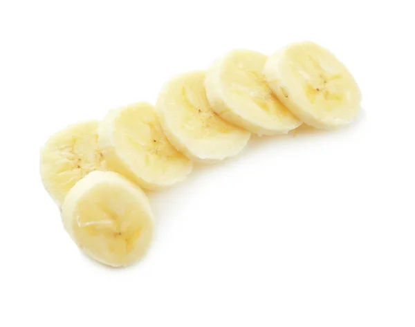 Pieces of tasty ripe banana — Stock Photo, Image