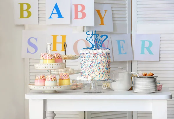 "He or she" cake — Stock Photo, Image