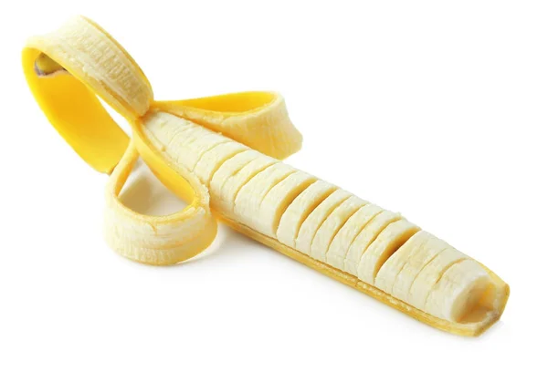 Tasty Pokroić banana — Zdjęcie stockowe