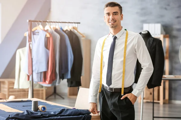 Handsome young tailor — Stock Photo, Image