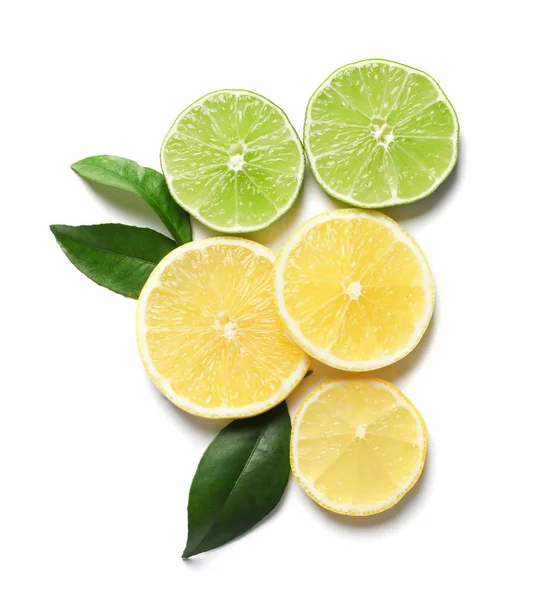 Tranches de citron et de lime — Photo