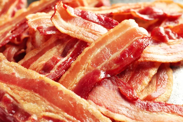 Ízletes Főtt Szalonna Rashers Vértes — Stock Fotó