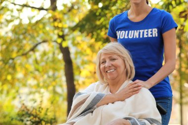 Üst düzey kadın ve genç gönüllü Parkı