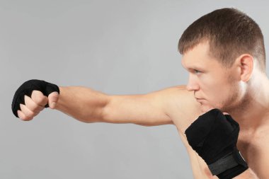 Çekici genç boksör 