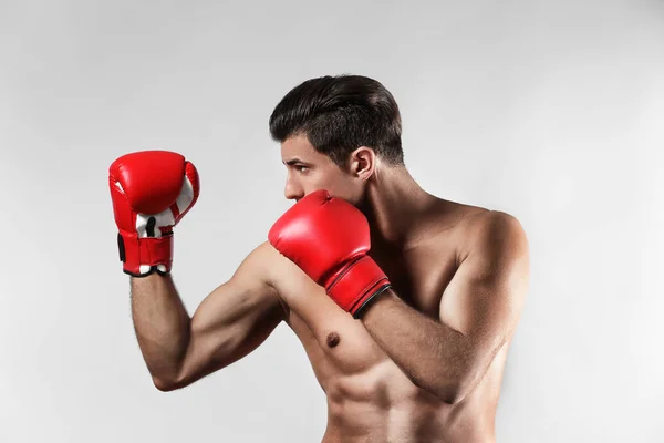 Çekici genç boksör — Stok fotoğraf