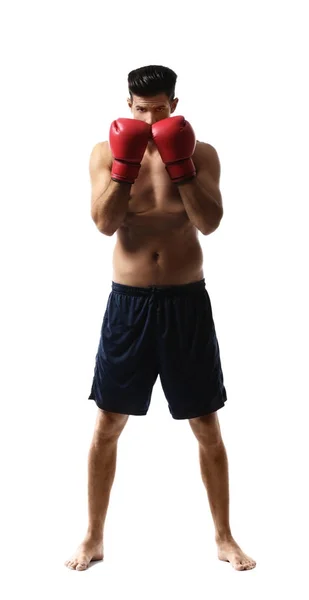 Attraktiver junger Boxer — Stockfoto