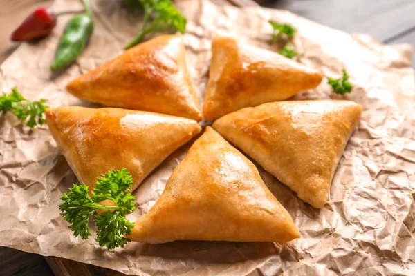 Deliziose samosa al forno — Foto Stock