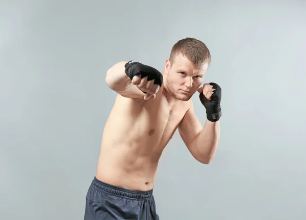 Attractive young boxer — Stock Photo, Image