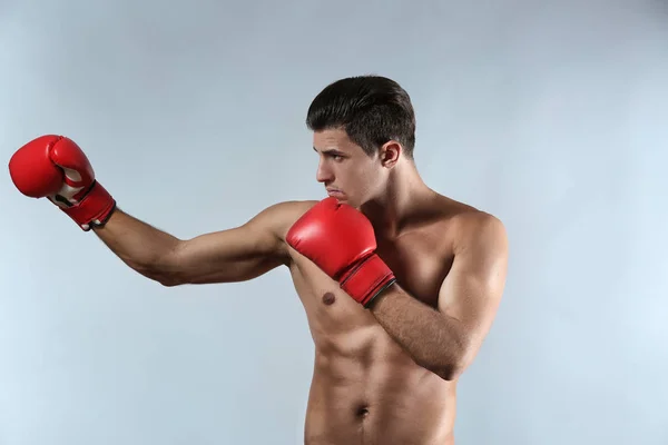 Jeune boxeur attrayant — Photo