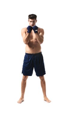 Çekici genç boksör 