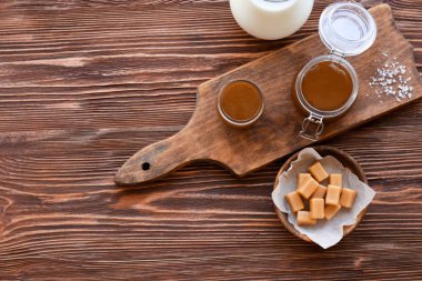 Lezzetli şeker ile kompozisyon 