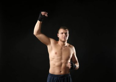 Çekici genç boksör 