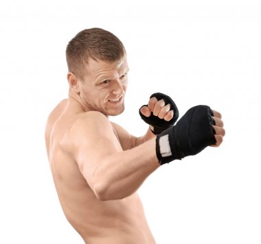 Çekici genç boksör 