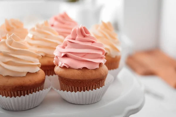 Smakelijke Cupcakes Stand — Stockfoto