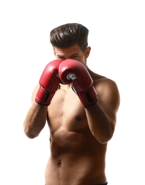 Jeune boxeur attrayant — Photo