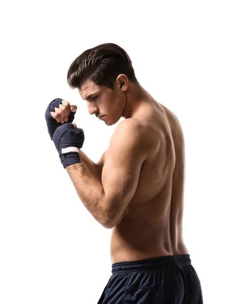 Приваблива молода боксер — стокове фото