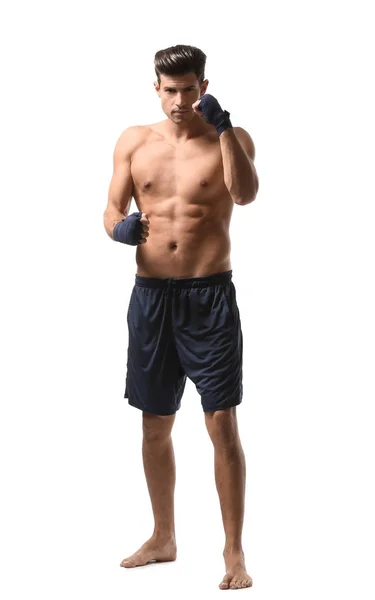 Attraktiver junger Boxer — Stockfoto