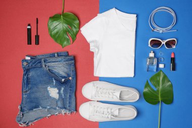 Moda giysiler ile kompozisyon